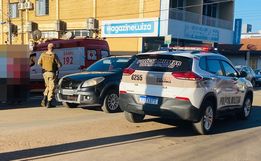 Atropelamento deixa duas mulheres feridas no centro de Itapiranga