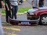 Acidente deixa dois feridos no centro de São Miguel do Oeste; vídeo
