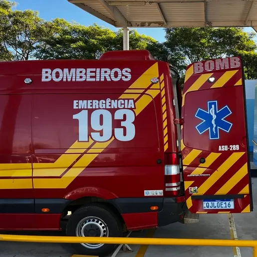 Idoso sofre queda de 4 metros em Paraíso e é socorrido pelos Bombeiros