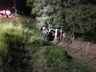Saída de pista deixa dois feridos na SC-163 em São Miguel do Oeste