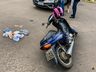 VÍDEO: Colisão entre carro e moto deixa jovem ferida em São Miguel do Oeste