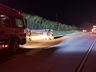 Veículo capota na BR-163 e deixa dois feridos em Guarujá do Sul