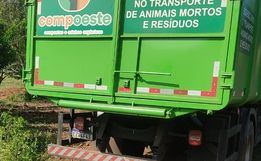 Monitoramento da Cidasc aprova trabalho de recolha de carcaças da empresa Compoeste