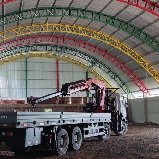 Ginásio do CEBEM deve ficar pronto até metade de 2024 em Cedro