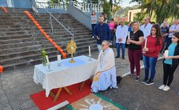 Igreja Matriz de Itapiranga realiza celebração de Corpus Christi