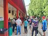 E.E.B.Padre Balduíno Rambo de Tunápolis registra fila de eleitores neste domingo