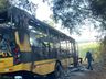 Ônibus escolar pega fogo no interior de Princesa