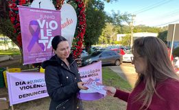 Assistência Social e CRAS realizam campanha alusiva ao Junho Violeta