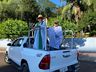Padre abençoa São Miguel do Oeste em procissão pelo centro e bairros