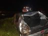 Jovem fica ferido em capotamento na PR-180