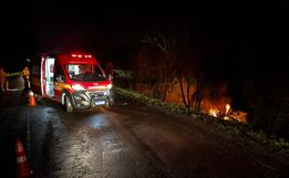 Criminosos colidem durante fuga e causam morte na BR-282