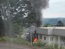 Incêndio destroi casa às margens da SC-163