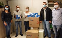 Fundação Hospitalar São Lourenço recebe doação de três mil máscaras