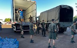 14°RCMec e Lions enviam donativos para atingidos no RS