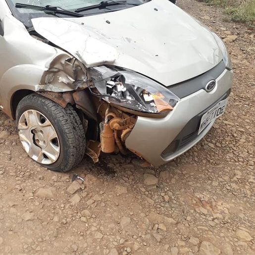 Acidente na BR-282 em Maravilha deixa motociclista ferido