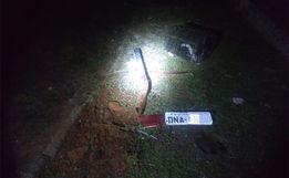 Motorista foge depois de acidente e deixa placa do carro no local