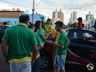 Mais de 100 veículos participam de carreata “Verde e Amarela” em SMOeste diz coordenação 