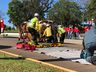 VÍDEO: Bombeiros de Campo Erê fazem simulação de acidente de trânsito 