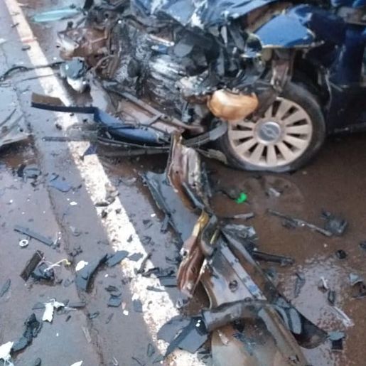 Colisão frontal entre veículos deixa um morto na SC-480 em São Lourenço do Oeste