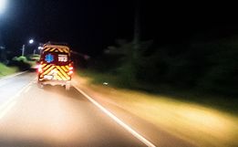 Colisão frontal deixa quatro pessoas feridas na BR-282 em Iraceminha 