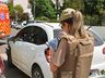 Colisão entre dois veículos é registrada no centro de SMOeste 