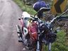 Motociclista sofre ferimentos graves em saída de pista na SC 283