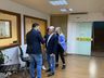 Candidatos a prefeito de Bandeirante chegam para debate na Peperi 