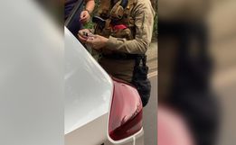 Polícia prende motociclista com 50g de cocaína na BR-282, em SMOeste