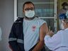 VÍDEO: Enfermeiros e médicos são os primeiros vacinados contra Covid-19 em SMOeste 