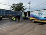 Colisão entre moto e van deixa homem ferido na Willy Barth, em SMOeste