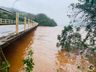 Área de Lazer é atingida por enchente do Rio Uruguai