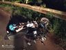 Motociclista fica ferido ao bater moto contra guard rail na SC-305