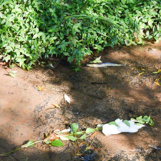 Vídeo: Após mortes de peixes, morador denúncia poluição em riacho de SMOeste