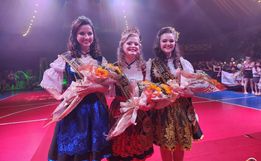Sabrina, Lethícia e Bruna são as novas soberanas da Oktoberfest de Itapiranga