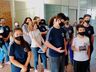 Alunos dos sétimos anos visitam Rádio Atalaia em Campo Erê
