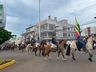 Linha do tempo sobre agricultura e indústria foi trabalhado no desfile cívico