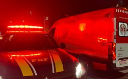 Jovem fica ferido em acidente de moto na BR-282 em Maravilha