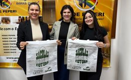 Projeto estudantil distribui 3,5 mil sacolas retornáveis em São Miguel do Oeste