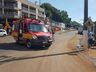 Mulher fica ferida em queda de moto em Itapiranga 