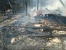 Incêndio deixa galpão completamente destruído