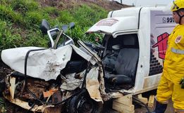 É estável quadro de motorista de acidente na BR-163, em Guarujá do Sul