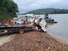 Carro é retirado da água e travessia é retomada em Itapiranga