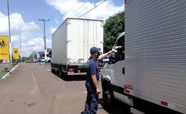 Fiscalização da ANTT na Polícia Rodoviária em Iporã do Oeste