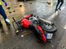 Colisão deixa motociclista ferido na Willy Barth; vídeo