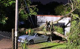 Veja a cobertura completa e as fotos do temporal que causou estragos em São Miguel do Oeste