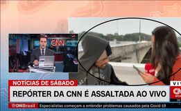 VÍDEO: Repórter da CNN é assaltada ao vivo em São Paulo
