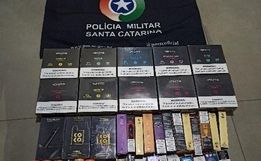 PM apreende munições e cigarros eletrônicos avaliados em mais de R$ 18 mil na BR-163