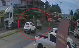 Câmera registra momento exato de colisão frontal na Willy Barth; confira