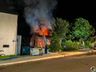 Incêndio atinge residência no centro de São Miguel do Oeste; vídeo
