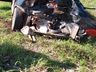 Colisão entre carro e carreta é registrada na SC 163, em Itapiranga